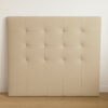 Cabecero_Beige Cabecero Tapizado Acolchado Capitoné · 120 cm Alto · Polipiel Antihumedad · Desde 90 cm
